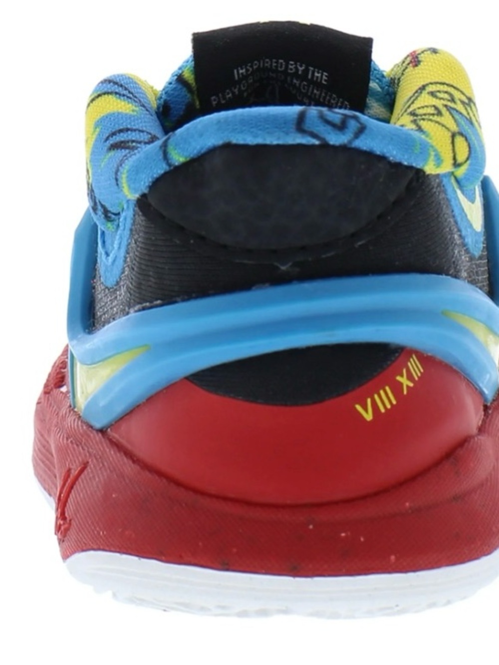 Nike Kids' Blue, Red, and Yellow Sneakers size 6 C - Picture 4 of 5